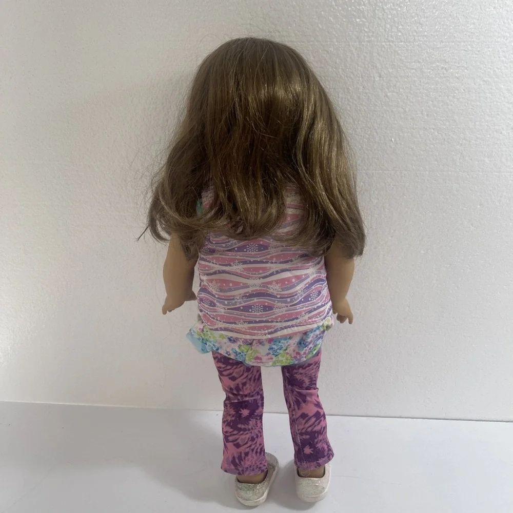 American Girl Truly Me Doll Freckles Blue Eyes 18 Inch 2014 Clothes Shoes